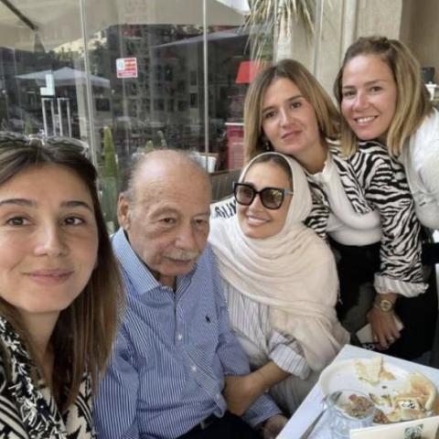 حلا شيحة تحتفل بعيد ميلاد والدها