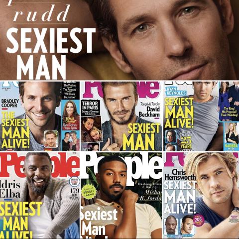 نجوم مارفل على غلاف مجلة بيبول (الأكثر جاذبية)