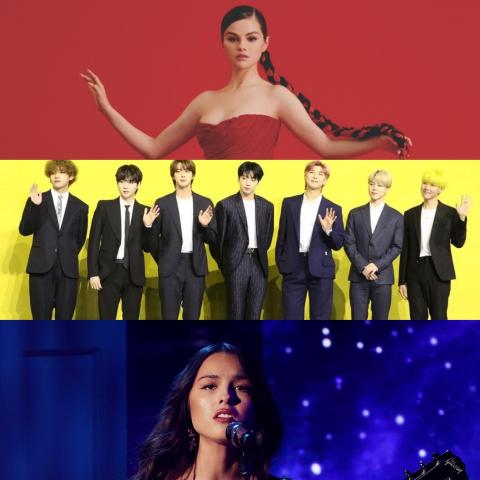 ترشيحات غرامي 2022 : أوليفيا رودريغو تسيطر، BTS و هالزي وسيلينا غوميز والمزيد