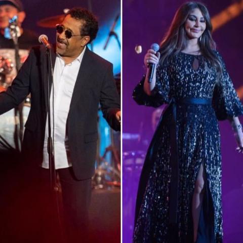 إليسا والشاب خالد من حفلات موسم الرياض