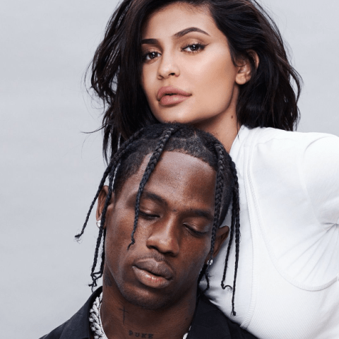 كايلي جينير وترافيس سكوت - صورة من GQMagazine