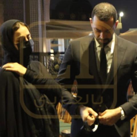 من عزاء شقيقة معز مسعود