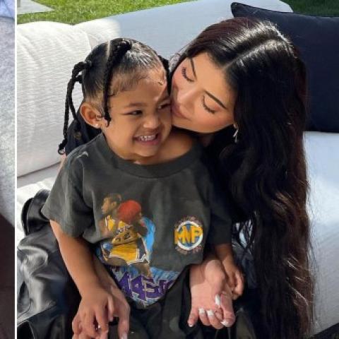 كايلي جينر وابنتها ستورمي - صورة من السوشيال ميديا