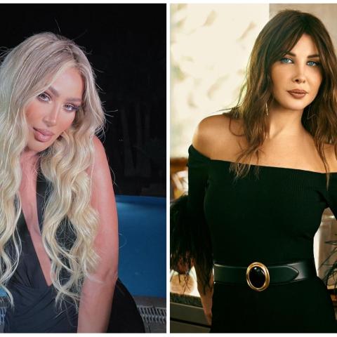 نانسي عجرم ومايا دياب