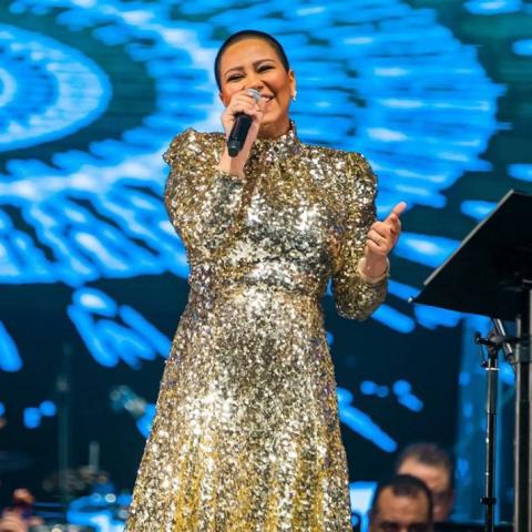 شيرين عبدالوهاب - صورة متداولة في أول ظهور لعا بعد إعلانها الطلاق