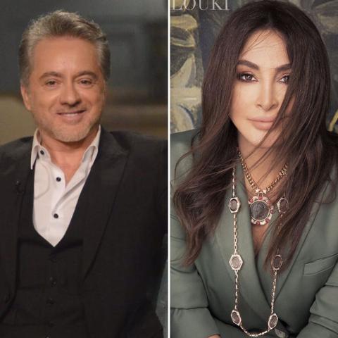 إليسا ومروان خوري - صورة معدلة من السوشيال ميديا