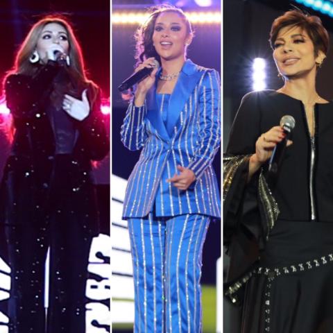 بلقيس وأصالة وميريام فارس من مهرجان مدل بيست