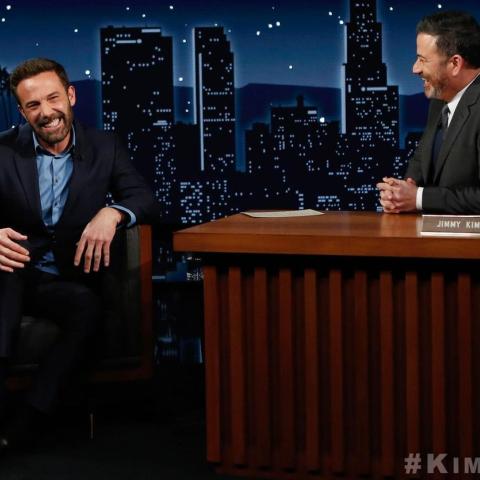 بن أفليك وجيمي كيميل- انستغرام @jimmykimmellive