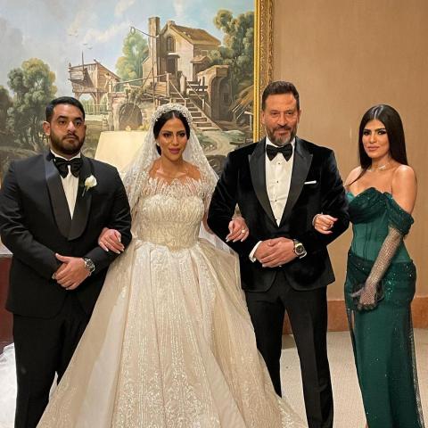 من حفل زفاف ماهيتاب ماجد المصري - صورة من إنستغرام Egyptian Weddings