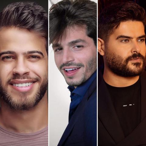 ناصيف زيتون  وعباس جعفر وأدهم نابلسي