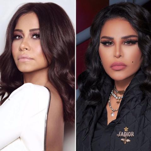 أحلام وشيرين - صورة معدلة من السشويال ميديا