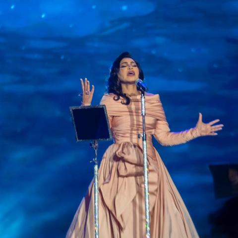 أحلام من حفلها في موسم الرياض - صورة من تويتر @RiyadhSeason