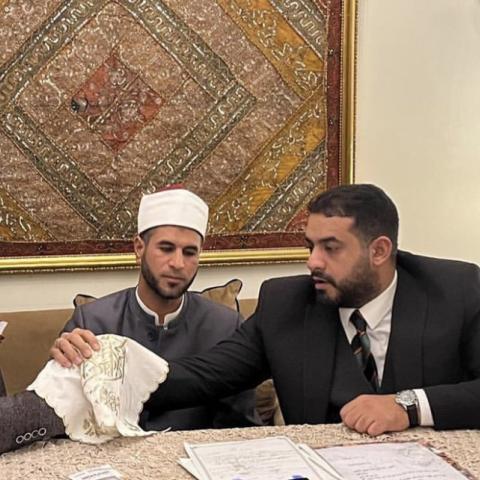 ماجد المصري يبكي في عقد قران إبنته ماهي