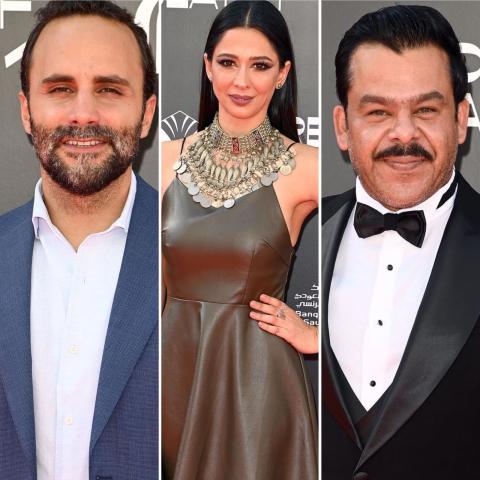 منذر رياحنة وميساء عبد الهادي وباسل غندور