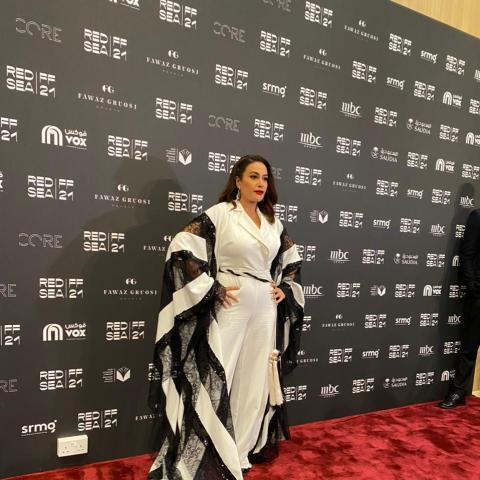 هند صبري من مهرجان البحر الأحمر