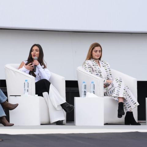 من الجلسة النقاشية لصنّاع وأبطال مسلسل &quot;مدرسة الروابي للبنات&quot;