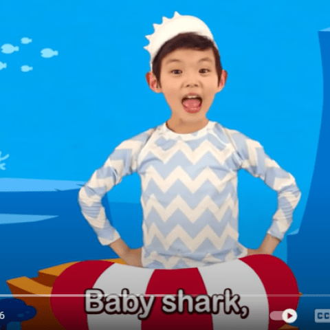 صورة من كليب أغنية Baby Shark