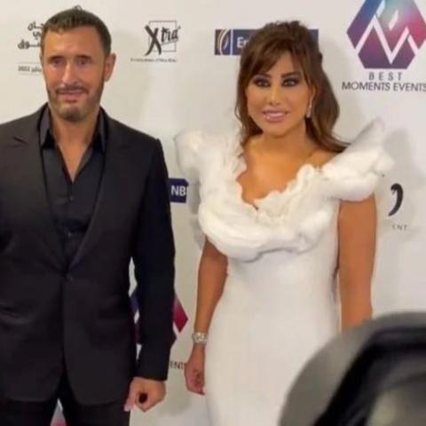 كاظم الساهر ونجوى كرم - صورة من السوشيال ميديا