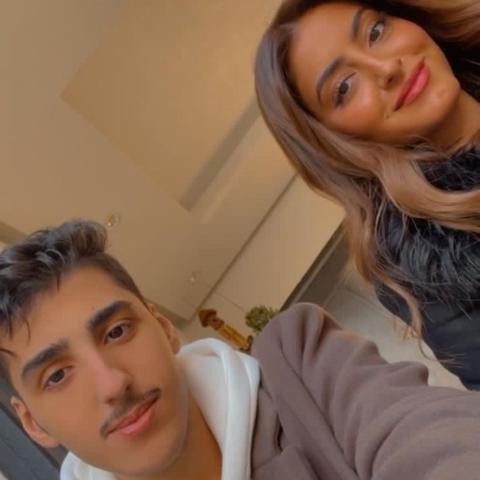 باسم طلال وجود عزيز - صورة من انستغرام