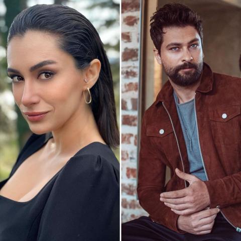 هاندة دوغان ديمير وأونور تونا- صورة معدلة من السوشيال ميديا