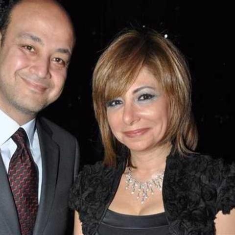 عمرو أديب ولميس الحديدي