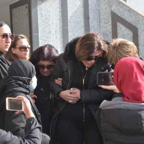 صورة من جنازة الراحل  وائل الابراشي