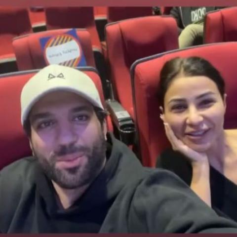 مهيرة عبد العزيز وحسن الرداد - صورة معدلة من السوشيال ميديا