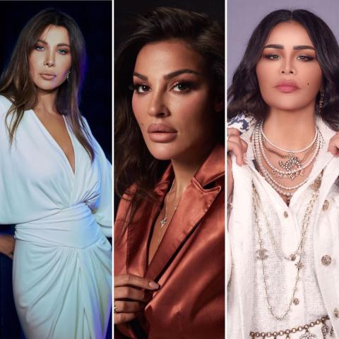 أحلام وأصالة ونانسي عجرم - صورة معدلة من السوشيال ميديا