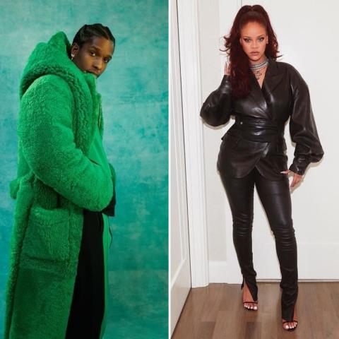 ريهانا وآيساب روكي - صورة معدلة من السوشيال ميديا