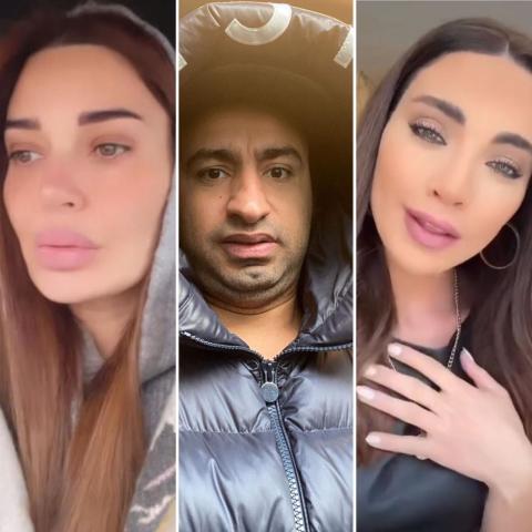 علي ربيع وسيرين عبد النور وداليدا خليل