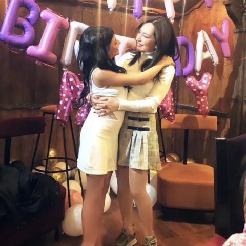 أمل عرفة تحتفل بعيد ابنتها مريم