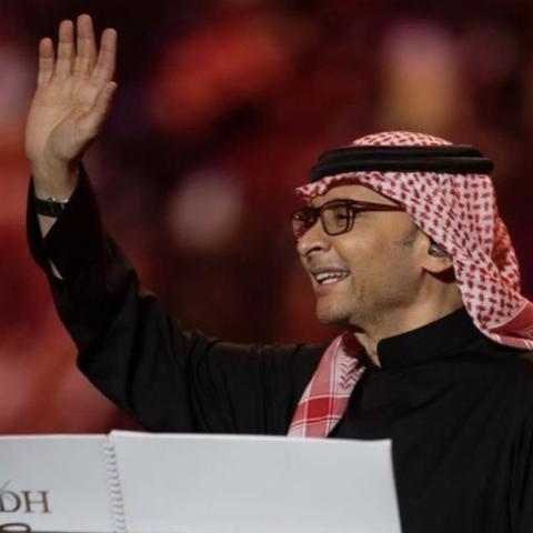 عبد المجيد عبد الله مفاجأة حفل " رياض تريو نايت