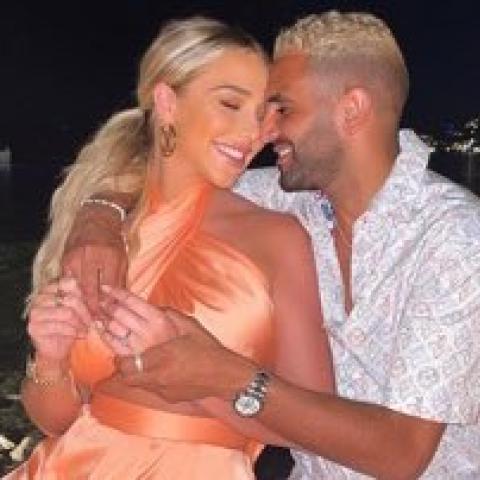 رياض محرز وتايلور وارد - صورة من تويتر