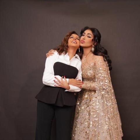 أحلام وأنغام - صورة من تويتر