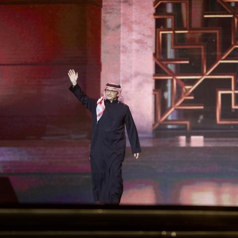 عبد المجيد عبدالله من حفل &quot;ليلة عبد المجيد&quot; - صورة من تويتر