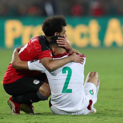 محمد صلاح وأشرف حكيمي