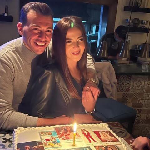 رامي رضوان ودنيا سمير غانم - صورة من إنستقرام