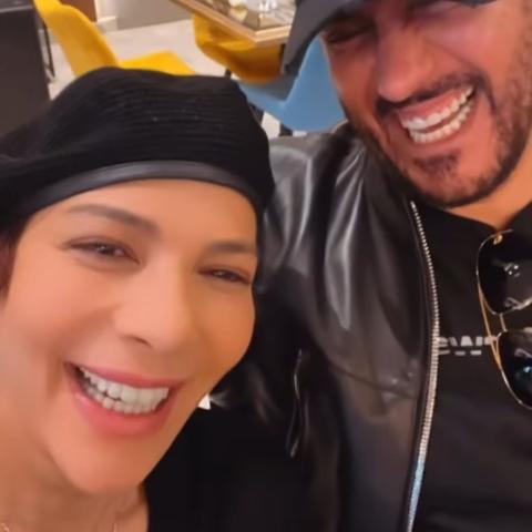 فائق حسن وأصالة - صورة معدلة من السوشسال ميديا