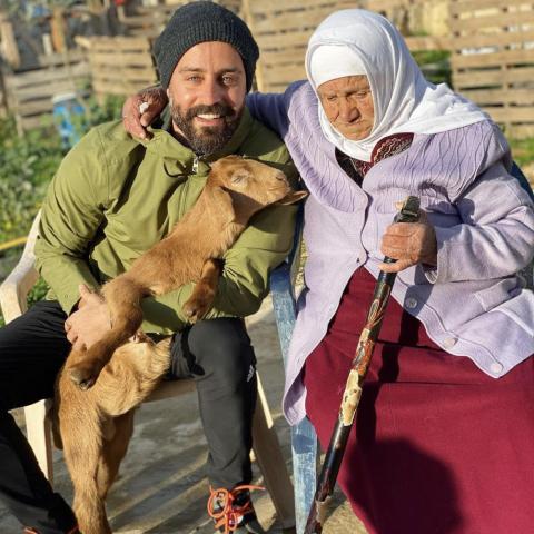 سعد رمصان وجدته - صورة من إنستاغرام