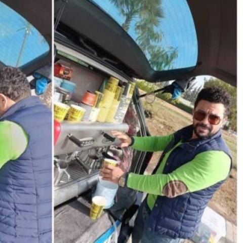 كريم الحسيني - صورة معدلة من السوشيال ميديا