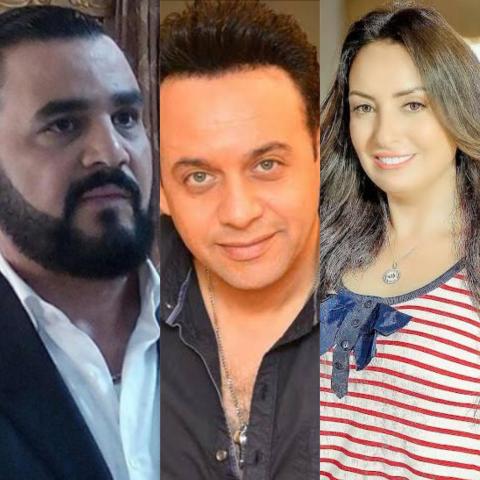 مصطفى قمر ونرمين الفقي ومجدي كامل