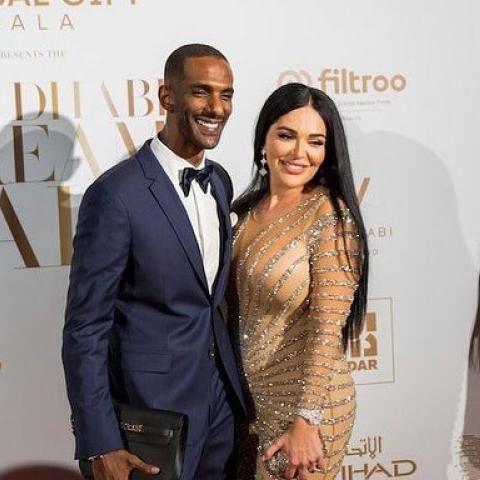 منى قطان وخطيبها حسن الأمين- انستغرام @monakattan