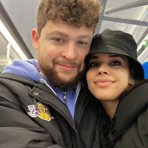 نور عمرو دياب مع خطيبها كيران - صورة من إنستغرام Kieran Woodward