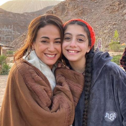 ياسمينا العبد وهند صبري - انستغرام @yasminaelabd_