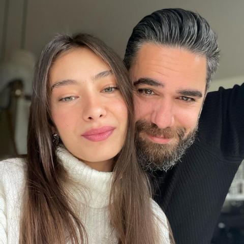 نسليهان أتاغول وزوجها قادير أوغلو - صورة من إنستغرام