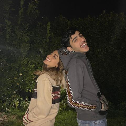 جود عزيز وطلال باسم - صورة من انستغرام