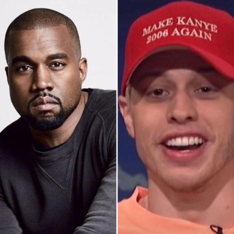 كاني ويست وبيت ديفيدسون - صورة معدلة من السوشيال ميديا