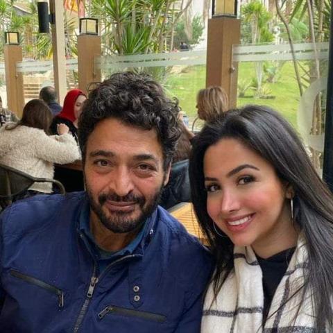 حميد الشاعري وابنته نبيلة