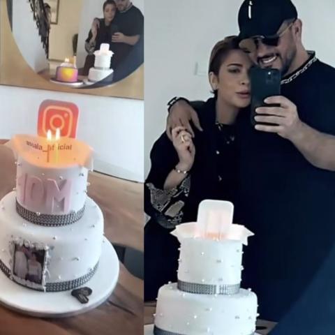 اصالة و فائق يحتفلان بـ11 مليون على انستغرام