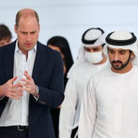 الأمير وليام في دبي - صورة من تويتر